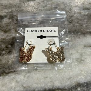 Lucky Brand Butterfly earrings